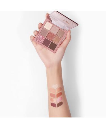9 Color Longlasting Nude Eyeshadow Palette - Matte Shimmer & Glitter for Stunning Daily Strawberry Makeup - Buy Online on GoSupps.com