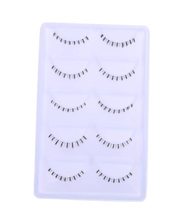 Beavorty 10 Pairs lower eyelashes Russian natural lashes false lower lashes natural eyelashes false eyelashes bottom lashes strip bottom eyelashes strip fiber transparent stem