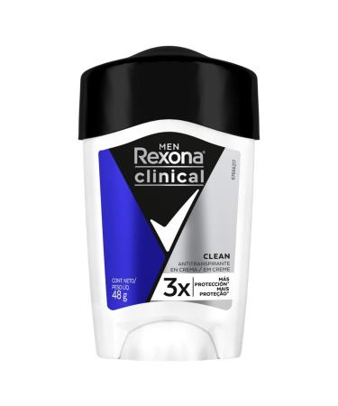 REXONA desodorante CLINICAL antitranspirante en crema para caballero 48 g 1 - Buy Online on GoSupps.com