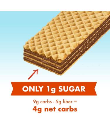 Rip Van AM YUM Chocolate Hazelnut Keto Snacks - Non-GMO & Healthy Low Carb, Low Sugar, Low Calorie Snack - 16 Count - Buy Online on GoSupps.com