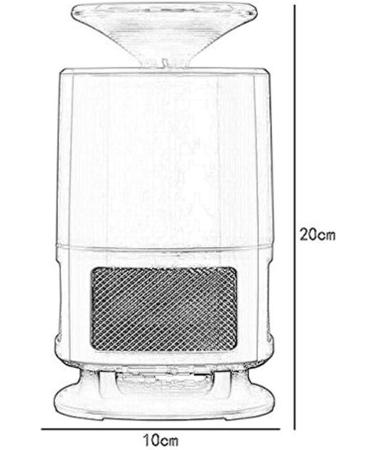 Mosquito Killer LED UV Insect Trap Smart Indoor Mosquito Catcher Chemical Free Baby and Maternity Care Lights - Buy Online on GoSupps.com