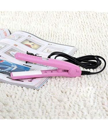 Pink Mini Hair Straightener - Portable Ceramic Travel Hair Care for Women - Buy Online on GoSupps.com