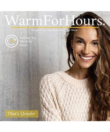 Premium Hot Water Bottle with Soft Knitted Cover - 1.8L Capacity for Pain Relief & Cosy Nights - Great Gift for Women (Off-White) - Buy Online on GoSupps.com