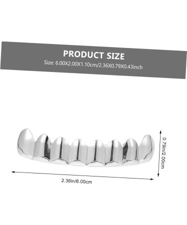 Alasum 2 Sets Denture Props for Cosplay Halloween & BBQ Decor - Vampire Hip Hop Devil Man Costumes - Buy Online on GoSupps.com