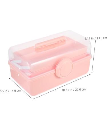  Mikinona Mikinona Cosmetic Storage Box Lipstick Makeup Brushes Nail Polish Organizer Case Beauty Organizer Skin Care and Makeup Organizer Nail Polish Storage Organizer Perfume Organizer Pink - Buy Online on GoSupps.com