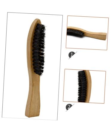 Frcolor 3-Pack Wooden Beard Brush for Men | Mustache Comb & Stubble Brush | Hairdresser Styling Tool | Bamboo Care Oil Brush - Buy Online on GoSupps.com