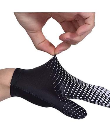 3-Finger Billiard Glove for Men & Women | Pool Cue Glove - Right/Left Hand | Snooker Pool Table Accessory - White - Buy Online on GoSupps.com