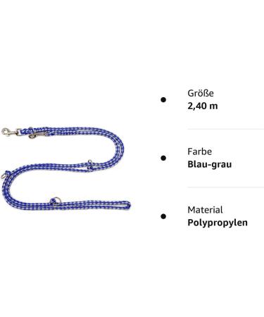 Buy Dogeline Double Leash for Medium Dogs - 2.40m 39 Colors Available Stable Design Ships Internationally - Buy Online on GoSupps.com