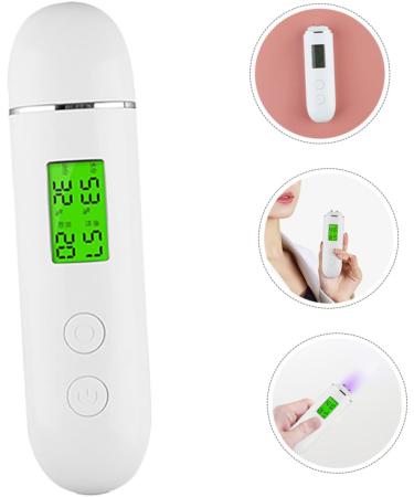 DRESSOOS Skin Tester Facial Tester Skin Hydration Meter Hydration Monitor Skin Analyzer Plastic Shell White - Buy Online on GoSupps.com