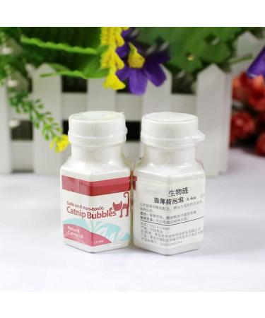 Liquid Catnip Bubbles 0.6oz Catnip Bubble for Stimulating | Funny and Harmless Interactive Kitten Toy for Exercising Reducing Boredom Littryee - Buy Online on GoSupps.com