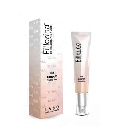 LABO Fillerina 12 Hyaluronic Acids BB CreAM Double Filler Face Cream Filler Effect and Foundation 09 Dark Warm 40 ml