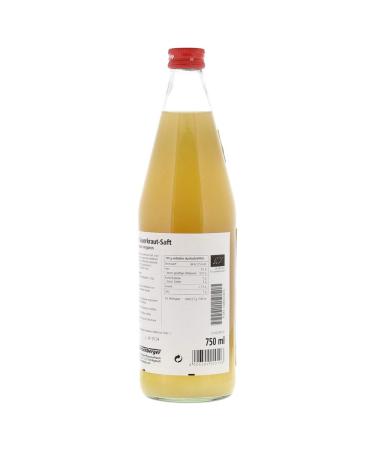 Schoenenberger Organic Sauerkraut Juice 750 ml - Premium Fermented Drink for Gut Health | Buy Internationally - Buy Online on GoSupps.com