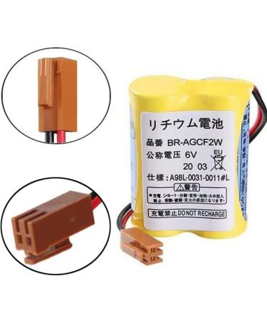 10 Pack 6V 2200mAh BR-AGCF2W Battery Replacement for A98L-0031-0011 - High-Quality Batteries with Brown Plug Yellow - Fast International Shipping - Buy Online on GoSupps.com
