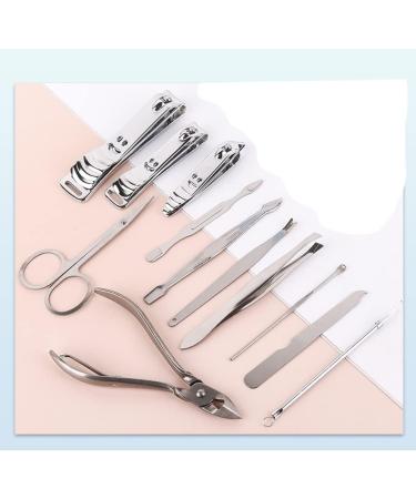 Manicure Set Grooming Set 12-Piece Nail Clippers Set Decoration Tool for Office Bedroom Indoor Travel Nail File Tool Nail Care Set Manicure Nail Clippers Kit (Color : A) - Buy Online on GoSupps.com