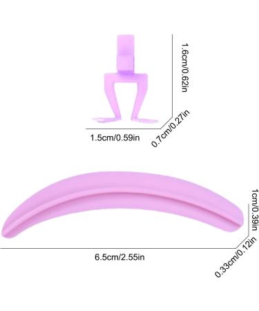 Eyelash Separator for Extension - Women Makeup Silicone Eyelash Separator Tool | Beginners Lash Isolation Helper Grafting Speeder for Gathering Working Purple - Buy Online on GoSupps.com