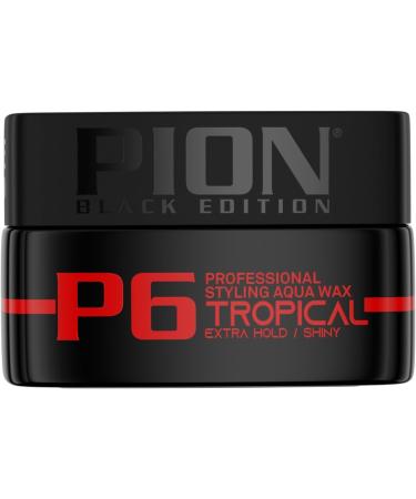 Asil Group Pion Black Edition P6 Tropical Professional Hair Styling Wax 175 ml Professionele haarstyling wax met extra grip en glanzende look P6 Tropical 175 ml 1er Pack - Buy Online on GoSupps.com