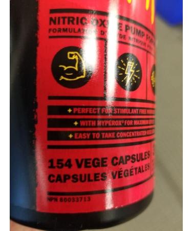 Mutant Pump - 154 Caps | Powerful Pre-Workout Formula | Buy Internationally - Buy Online on GoSupps.com