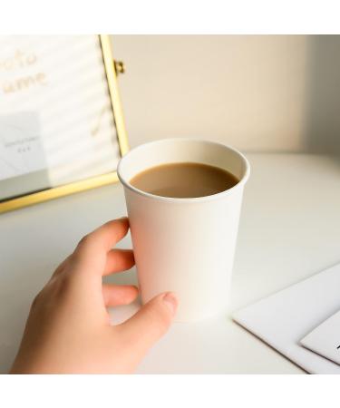 YEEHAW 12 oz White Disposable Paper Coffee Cups - 300 Pack | Ideal for Coffee, Hot/Cold Beverages | Cafes, Bistros, Businesses - Buy Online on GoSupps.com