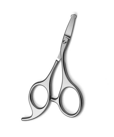 Nose Hair Scissors - Small Grooming Scissors for Men and Women Mustache & Eyebrow Trimming - Mini Beauty Scissors for All Purposes - Precision Facial Hair Trimmer with Round Tip