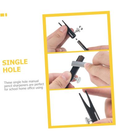 Eyebrow Sharpening Tool - Manual Aluminum Alloy Pencil Sharpener for Brow Makeup | Precision Eyebrow Pencil Sharpener - Buy Online on GoSupps.com