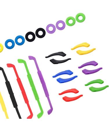 Fenteer Glasses Straps Ear Grips Hooks - Eyeglass Holder Set (12 Pairs + 6 Pcs) - International Shipping Available - Buy Online on GoSupps.com