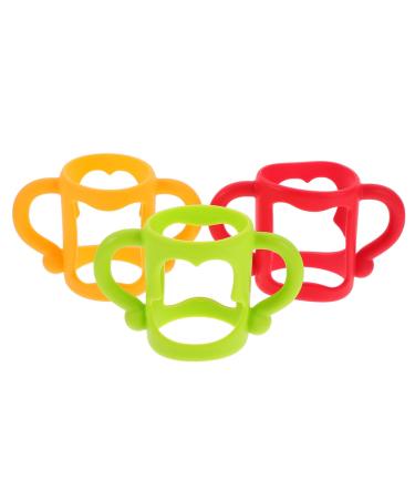 CIMAXIC 3 Pcs Bottle Handle Feeding Bottles Handle Bottle Holder Feeding Bottles Holder Milk Bottle Holder Handle Wide Mouth