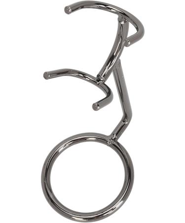 KKPLZZ Stainless Steel Razor Holder Stand - Black Shaving Brush Stand for Optimal Ventilation | International Shipping Available - Buy Online on GoSupps.com