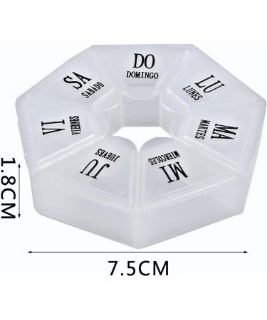 Zagon 7-Day Pill Box | Medication Organizer & Pocket Dispenser - Perfect for Travel & Daily Use - Buy Online on GoSupps.com