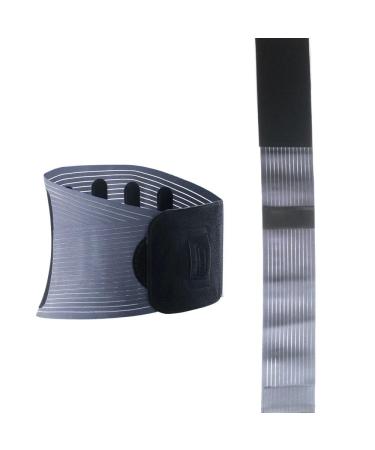 Back Support Belt Lumbar Brace for Pain Relief | Ergonomic Waist Support for Men & Women - XX-Large Gray - Buy Online on GoSupps.com