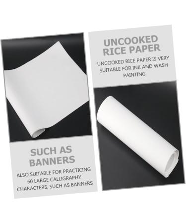 NUOBESTY 60 Pcs Rice Paper Xuan Paper for Writing Fu Character Paper Calligraphy Paper Sheng Xuan Blank - Buy Online on GoSupps.com