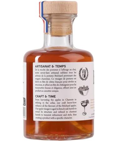 Bouteville Gastronomic Vinegar La Pomme 200 ml Apple Cider Vinegar Belchard Charentaises Refined in Oak and Chestnut Barre - Buy Online on GoSupps.com