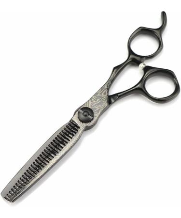 Hair Cutting Scissors 6 Inch Professional Upscale Black Damascus Hair Scissors Cutting Barber Makas Tools Haircut Thinning Shears Hairdresser Scissors Set - Buy Online on GoSupps.com