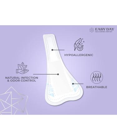 EasyDay Unscented Odour Free Thongs - 45 Count Pack for Busy Women - Buy Online on GoSupps.com