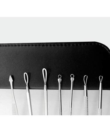 Blackhead Remover Kit LightBiz Extractor Removal Set 5Pcs Professional Stainless Steel Pimple Popper Tool Treatment for Whitehead Blemish Acne Comedone Pimple Popping - Buy Online on GoSupps.com