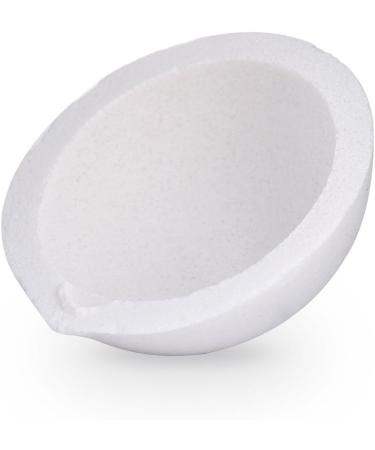 Quartz Melting Casting Crucible Pot High Temperature Resistance Resistance DIY Jewelry 6cm Diameter 2.4inch Height 44g Weight White Color Safe & Durable Compact Size  - Buy Online on GoSupps.com