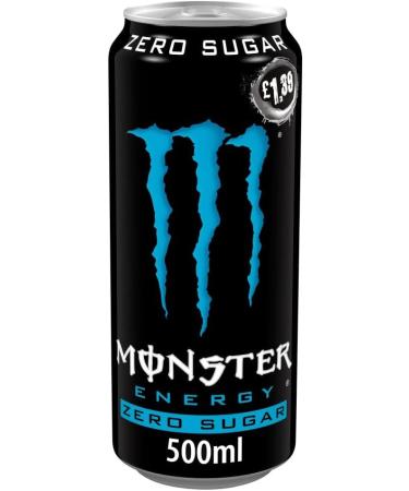 Monster Energy Drink Monster Zero Sugar Energy Drink Pack Of 12 6 Assorted Flavours 2Pcs Each 500ml Monster Energy Drink Zero Sugar 12x500ml Sugar Free Energy Drink Bundle Boxed Treatz - Buy Online on GoSupps.com