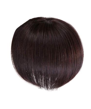 Topper Wig with Bangs Increase the Amount of the Top of the to Cover the White Hair Hairpiece C