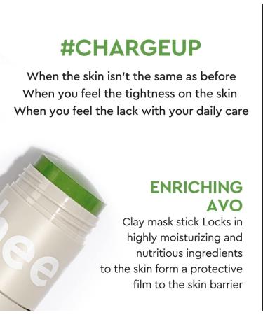 Buy Vegan Clay Mask Stick - K Beauty | Cruelty-Free Paraben Free | ENRICHING AVO - International Shipping - Buy Online on GoSupps.com