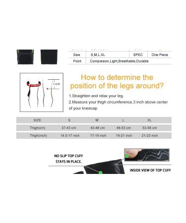 Shamim Knee Compression Sleeve - Pain Relief Knee Brace for Arthritis & Meniscus Tear | Comfortable Black/Green (L - Buy Online on GoSupps.com