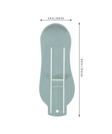 Rosenice Baby Shoe Size Measuring Tool | Foot Length Measuring Lineal for Children | Blue-Gray Footmuff & Knife - Buy Online on GoSupps.com