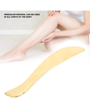 Verdant Touch Brass Gua Sha Tool - 6 Massage Scraping Board for Muscle Pain Relief & Breastfeeding - Buy Online on GoSupps.com