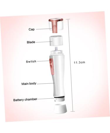 Fomiyes Electric Bikini Razor for Women | Painless Hair Removal Mini Epilator | Pain-Free Body Grooming Device - Miss White - Buy Online on GoSupps.com
