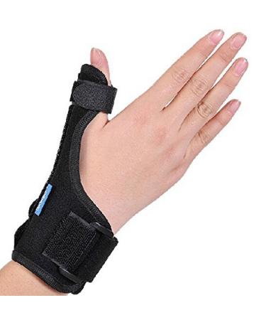 KONMED Thumb Splint Breathable Thumb Spica Wrist Support Brace for De Quervains Tenosynovitis  Arthritis  Tendonitis  Trigger Thumb Immobilizer Fits Men Women Left and Right Hand