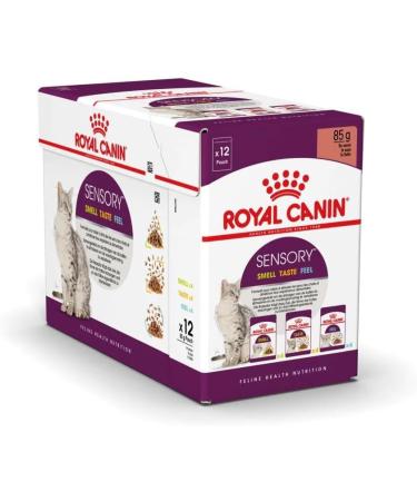 Royal Canin Sensory Mixed Pack in Gravy 48 x 85g (16 x Smell/16 x Taste/16 x Feel)