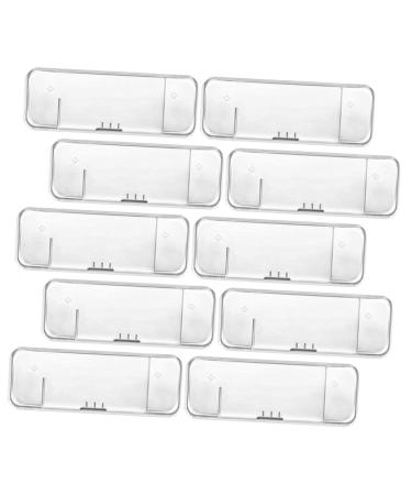 Doitool 10 piece of box Razor storage box plastic container Storage box for razor manual storage box packaging plastic box travel razor box