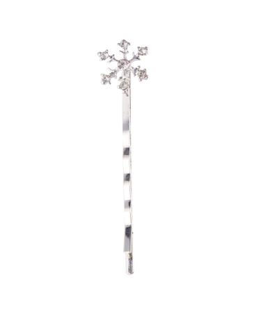 Frcolor 6-Piece Christmas Snowflake Hairpins | Crystal Rhinestone Hair Clips for Girls | Kids Hair Jewelry (White) - International Shipping Available - Buy Online on GoSupps.com