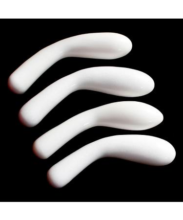 Natural White Jade Crystal Quartz Stone Massage Stick - 1 Piece | International Shipping Available - Buy Online on GoSupps.com