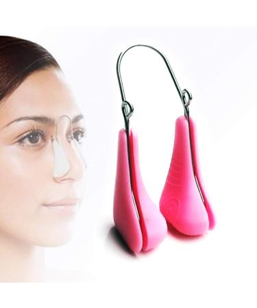 Nose Up Lifting Magic Nose Shaper Clip Beauty Up Nose Bridge Straightener Corrector Slimming Device Pain Free High Up Tool Pink