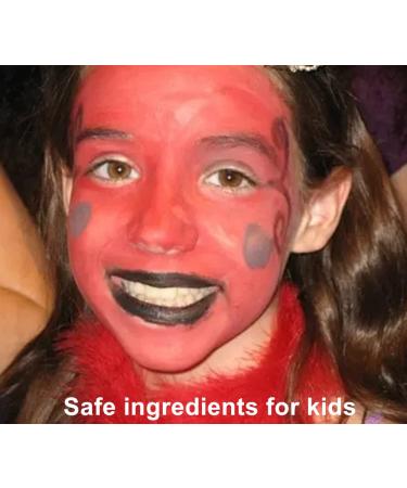 Mysense Face Paint Kit - Eye Black Sticks - Cream Body Paint Sticks for Halloween Costume - SFX Harley Quinn - Set of 3 (Red, Blue, Black) - Buy Online on GoSupps.com