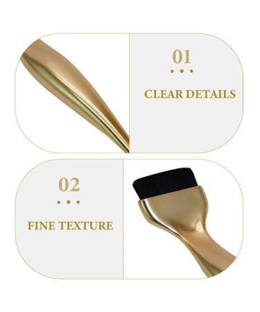 Minkissy Portable Small Foundation Brush - Makeup Brush for Women | Golden Design | International Shipping - Buy Online on GoSupps.com